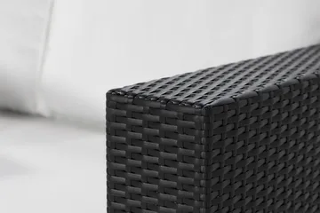 Venstredel Bahamas 140 cm - Svart - Hagemøbler & utemiljø - Øvrig hagemøbler - Moduler