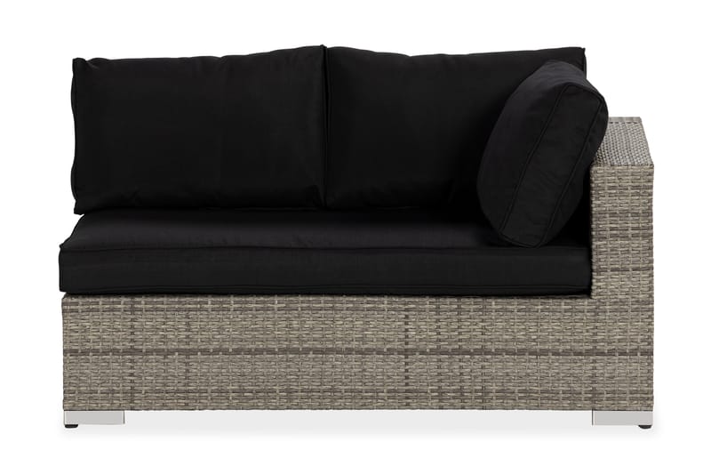 Venstremodul Bahamas 140 cm - Grå - Moduler - Venstremodul hagesofa