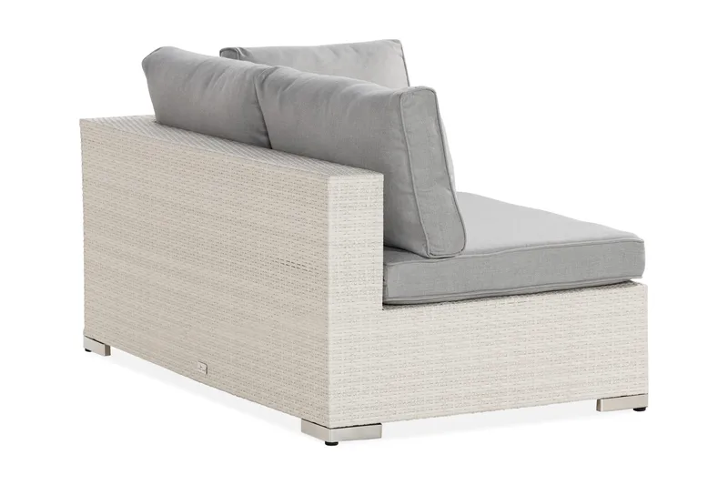 Venstremodul Bahamas 140 cm - Hvit - Hagemøbler & utemiljø - Øvrig hagemøbler - Moduler