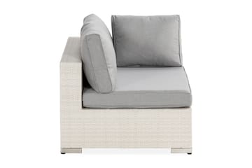 Venstremodul Bahamas 140 cm - Hvit - Hagemøbler & utemiljø - Øvrig hagemøbler - Moduler
