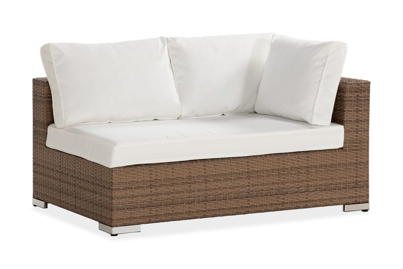 Venstremodul Bahamas 140 cm - Sand - Moduler - Venstremodul hagesofa