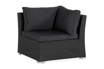 Wisconsin Premium Hjørnedel Svart - Svart - Hagemøbler & utemiljø - Øvrig hagemøbler - Moduler