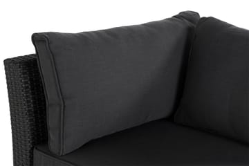 Wisconsin Premium Hjørnedel Svart - Svart - Hagemøbler & utemiljø - Øvrig hagemøbler - Moduler