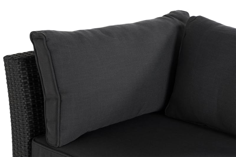 Wisconsin Premium Hjørnedel Svart - Svart - Hagemøbler & utemiljø - Øvrig hagemøbler - Moduler