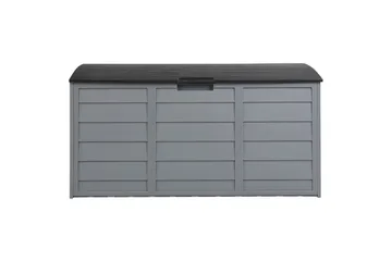 Låda Beliani Locarno Beige/grå Grey||Black - Hagemøbler & utemiljø - Utendørsoppbevaring - Puteoppbevaring - Puteboks & putekasse