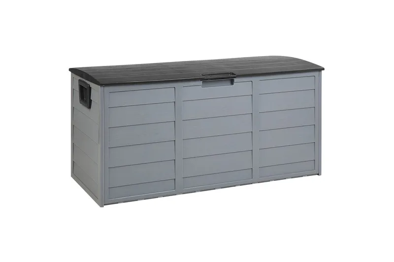 Låda Beliani Locarno Beige/grå Grey||Black - Hagemøbler & utemiljø - Utendørsoppbevaring - Puteoppbevaring - Puteboks & putekasse