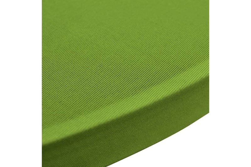 Elastisk Bordduk 2 stk 80 cm Grønn - Grønn - Overtrekk hagemøbler