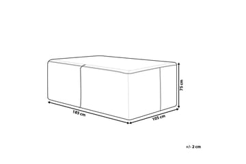 Møbelbeskyttelse Chuva - Svart, 185x105x75 cm - Hagemøbler & utemiljø - Øvrig hagemøbler - Møbelbeskyttelse - Overtrekk hagemøbler