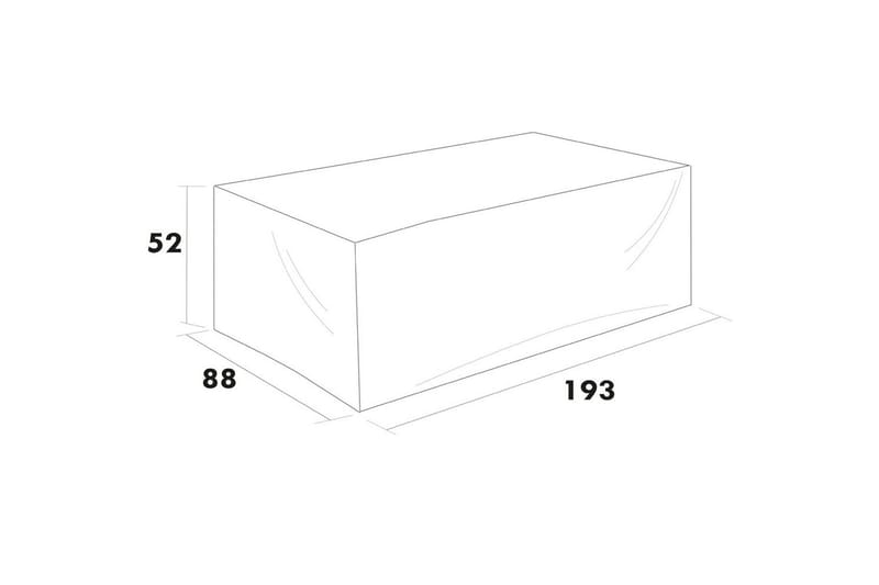 Møbelbeskyttelse Hjørnegruppe Hillerstorp Skagenäs 2-seter Svart