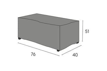 Møbelbeskyttelse sidebord Hillerstorp Oxelunda Høy Svart - Hagemøbler & utemiljø - Øvrig hagemøbler - Møbelbeskyttelse - Overtrekk hagemøbler
