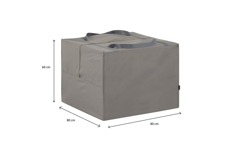 Madison Trekk til hagemøbelputer 80x80x60cm grå -   - Overtrekk hagemøbler