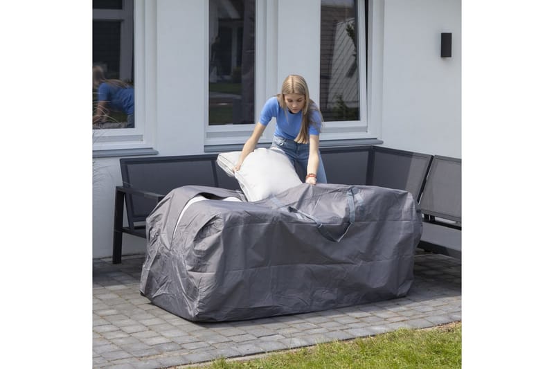 Madison Trekk til hagemøbelputer 80x80x60cm grå -   - Overtrekk hagemøbler