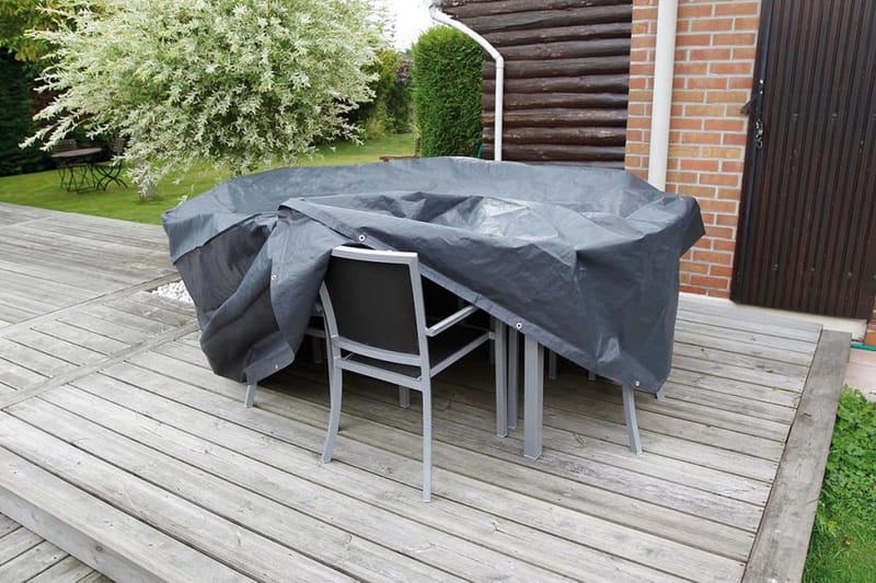Nature Hagemøbeltrekk for runde bord 205x205x90 cm - Overtrekk hagemøbler