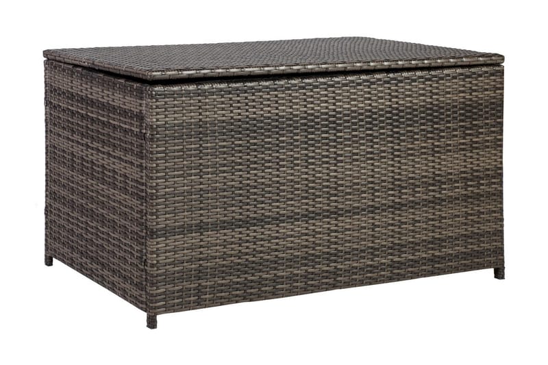 Puteboks WICKER 122x52xH62cm brun - Overtrekk hagemøbler