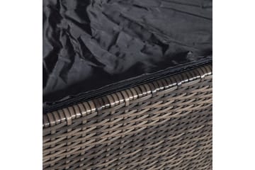 Puteboks WICKER 122x52xH62cm brun - Hagemøbler & utemiljø - Øvrig hagemøbler - Møbelbeskyttelse - Overtrekk hagemøbler