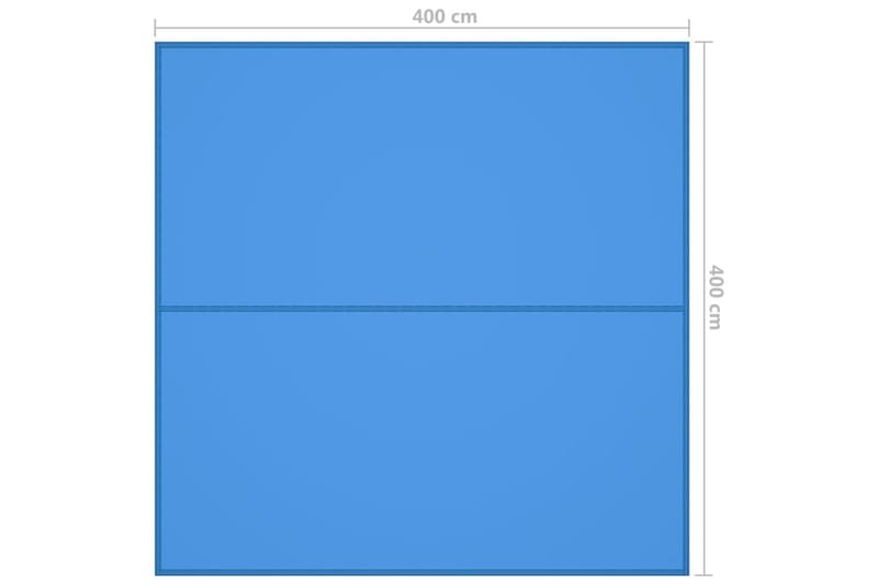 Utendørs presenning 4x4 m blå - Blå - Presenning