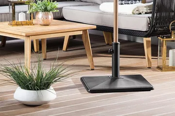 Concrete Parasollfot 50 cm - Svart - Hagemøbler & utemiljø - Øvrig hagemøbler - Tilbehør hagemøbler - Parasollfot