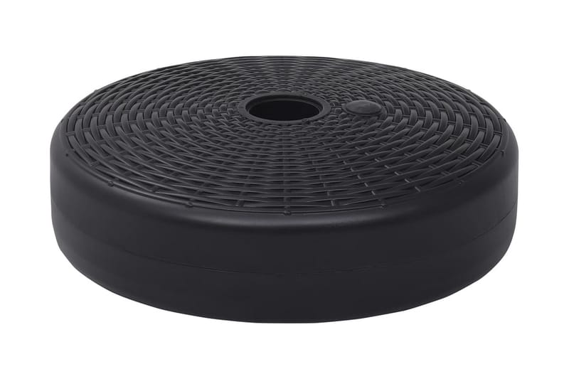 Parasollfot sand/vann 24 L svart -   - Parasollfot