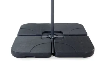 Sunny Parasollfotvekt 52 cm 4 Deler - Svart - Hagemøbler & utemiljø - Øvrig hagemøbler - Tilbehør hagemøbler - Parasollfot