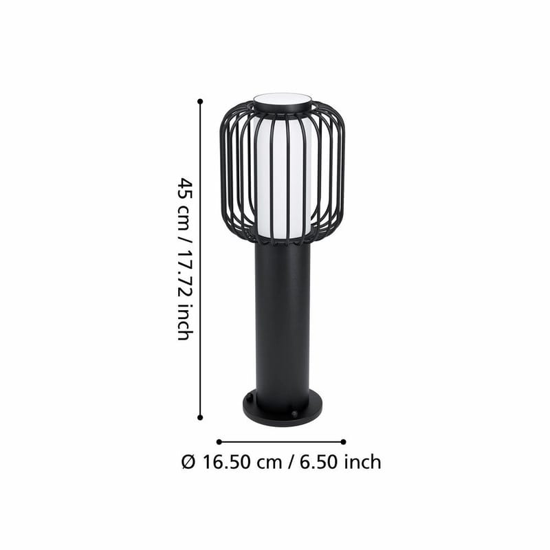 Pullert Ravello - 16,5 cm - Belysning - Utendørsbelysning - Stolpelykt & portlykt