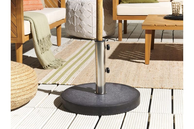 Scorrano Parasolbase 45x36 cm - Svart - Hagemøbler & utemiljø - Øvrig hagemøbler - Tilbehør hagemøbler - Parasollfot
