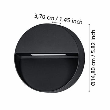 Vegglampe Utendørsbelysning Maruggio - 15 cm - Belysning - Utendørsbelysning - Fasadebelysning & vegglykter