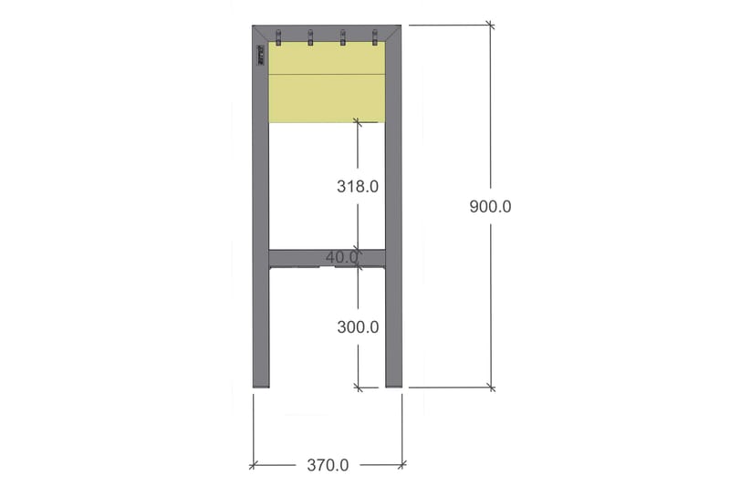 Funkis Blomsterkasse - Hagemøbler & utemiljø - Balkong & terrasse - Balkongdyrking - Blomsterkasser