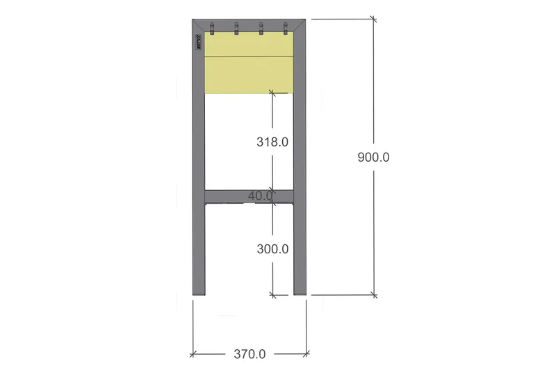 Funkis Blomsterkasse - Hagemøbler & utemiljø - Balkong & terrasse - Balkongdyrking - Blomsterkasser