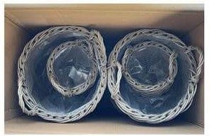 EGG Plantekurv 4 stk 2-set - Grå - Hagemøbler & utemiljø - Balkong & terrasse - Balkongdyrking - Blomsterkasser