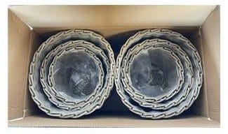 ENS Plantekurv Rund 2 stk 3-set - Grå - Hagemøbler & utemiljø - Balkong & terrasse - Balkongdyrking - Blomsterkasser