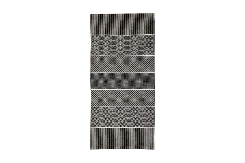 Plastmatte Alfie 70x100 Vendbar PVC Grafitt - Horredsmattan - Hagemøbler & utemiljø - Balkong & terrasse - Balkonggulv - Plastmatte balkong