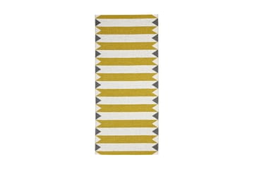 Plastmatte Peak 70x250 Vendbar PVC Gul