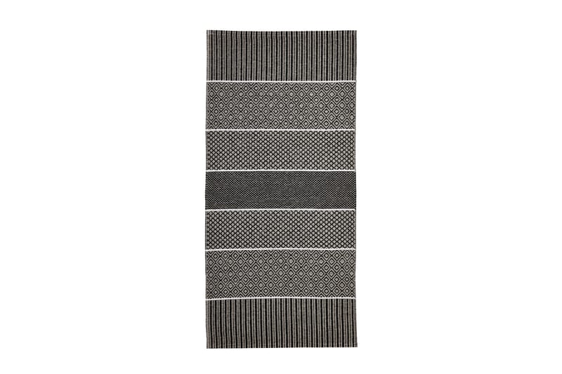 Tøymatte Alfie 70x350 cm Grafitt - Horredsmattan - Hagemøbler & utemiljø - Balkong & terrasse - Balkonggulv - Plastmatte balkong
