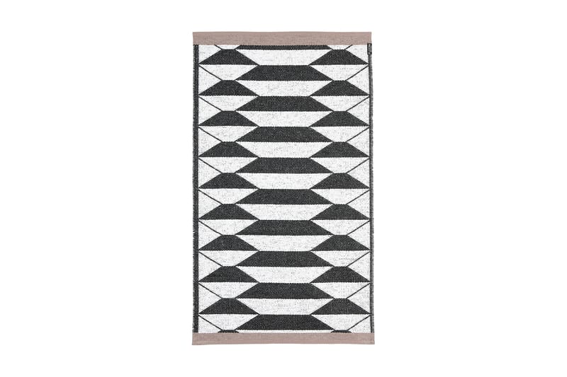 Plastmatte Floow B&W Urd 80x140 Vendbar PVC - Horredsmattan - Plasttepper - Plastmatte balkong - Plastmatte kjøkken & kjøkkenteppe