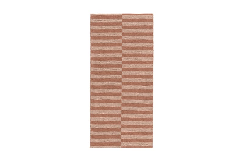 Plastmatte Irma 70x200 cm Rostbrun - Plasttepper - Plastmatte balkong - Plastmatte kjøkken & kjøkkenteppe