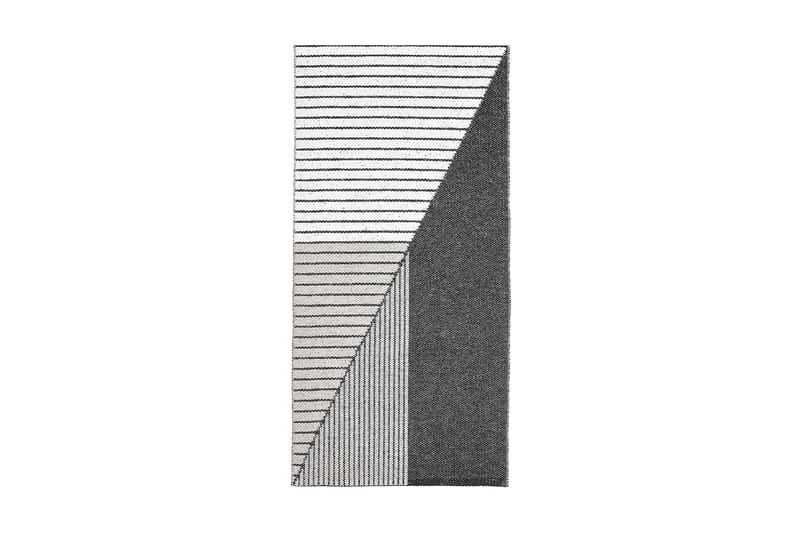Plastmatte Stripe 150x210 Vendbar PVC Svart / Rosa - Horredsmattan - Plasttepper - Plastmatte balkong - Plastmatte kjøkken & kjøkkenteppe