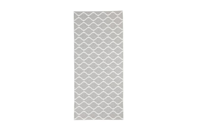 Plastmatte Wave 70x200 Vendbar PVC Grå - Horredsmattan - Plasttepper - Plastmatte balkong - Plastmatte kjøkken & kjøkkenteppe