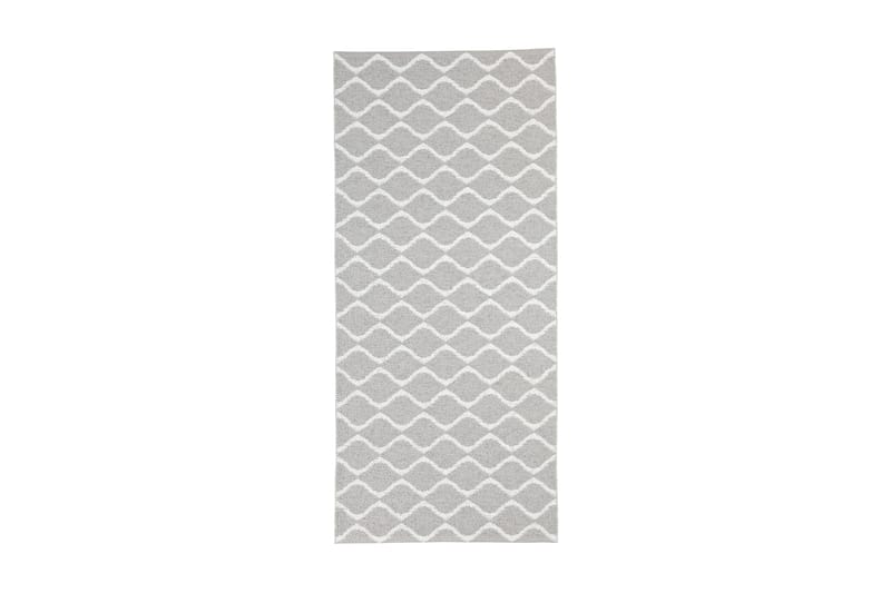 Plastmatte Wave 70x250 Vendbar PVC Grå - Horredsmattan - Plasttepper - Plastmatte balkong - Plastmatte kjøkken & kjøkkenteppe