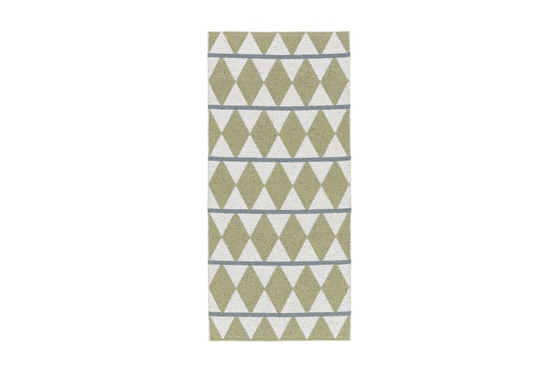 Plastmatte Zigge 70x200 Vendbar PVC Oliven - Horredsmattan - Plasttepper - Plastmatte balkong - Plastmatte kjøkken & kjøkkenteppe