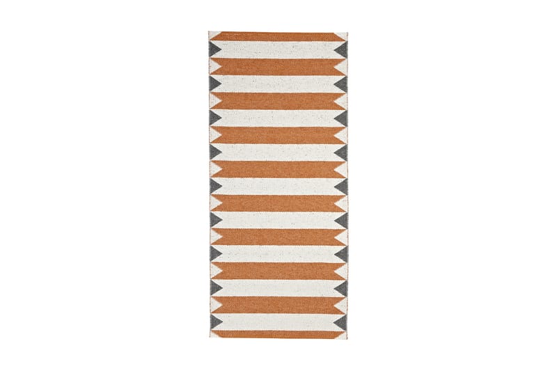 Plastmatte Peak 70x100 Vendbar PVC Oransje - Plasttepper - Plastmatte balkong - Plastmatte kjøkken & kjøkkenteppe