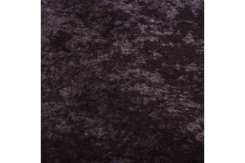 Vaskbart teppe 120x180 cm antrasitt sklisikker - Antrasittgrå - Plastmatte balkong - Plasttepper