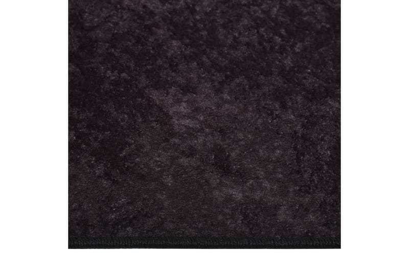 Vaskbart teppe 160x300 cm antrasitt sklisikker - Antrasittgrå - Plastmatte balkong - Plasttepper