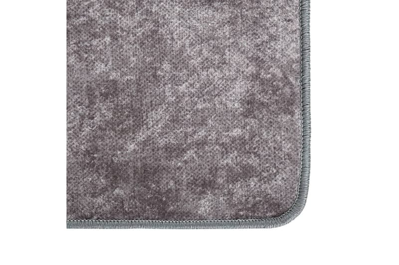 Vaskbart teppe 190x300 cm sklisikker grå - Grå - Plasttepper - Plastmatte balkong