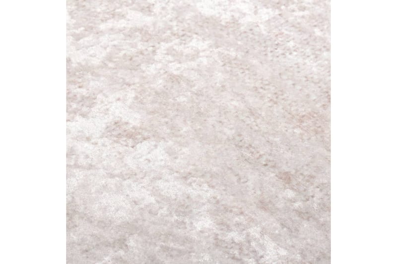 Vaskbart teppe 80x300 cm lys beige sklisikker - Beige - Plastmatte balkong - Plasttepper