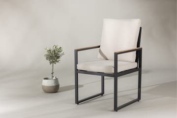 Aspvik Spisestol Svart - Venture Home - Hagemøbler & utemiljø - Balkong & terrasse - Balkongmøbler - Balkongstoler