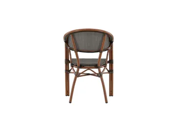 Vila Armlenstol - Svart - Hagemøbler & utemiljø - Balkong & terrasse - Balkongmøbler - Balkongstoler