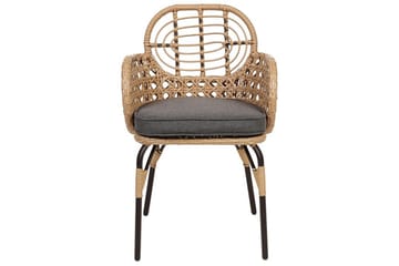 Armstol Leamington - Natur/Beige/Grå/Sort - Hagemøbler & utemiljø - Balkong & terrasse - Balkongmøbler - Balkongstoler