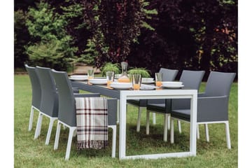 Armstol Monteroni - Grå/Hvit - Hagemøbler & utemiljø - Balkong & terrasse - Balkongmøbler - Balkongstoler