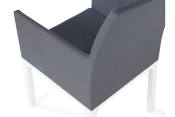 Armstol Monteroni - Grå/Hvit - Hagemøbler & utemiljø - Balkong & terrasse - Balkongmøbler - Balkongstoler