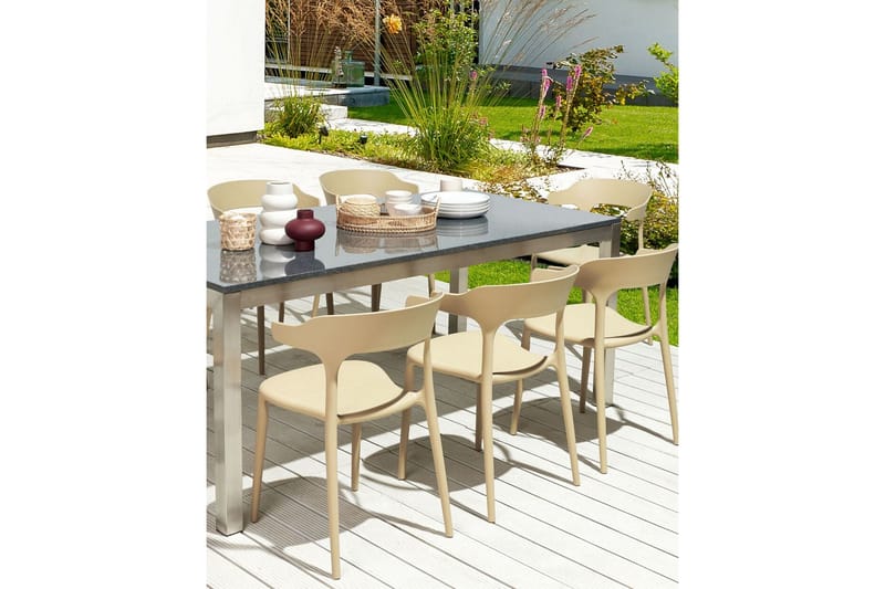 Armstol Squinzano - Beige - Hagemøbler & utemiljø - Balkong & terrasse - Balkongmøbler - Balkongstoler